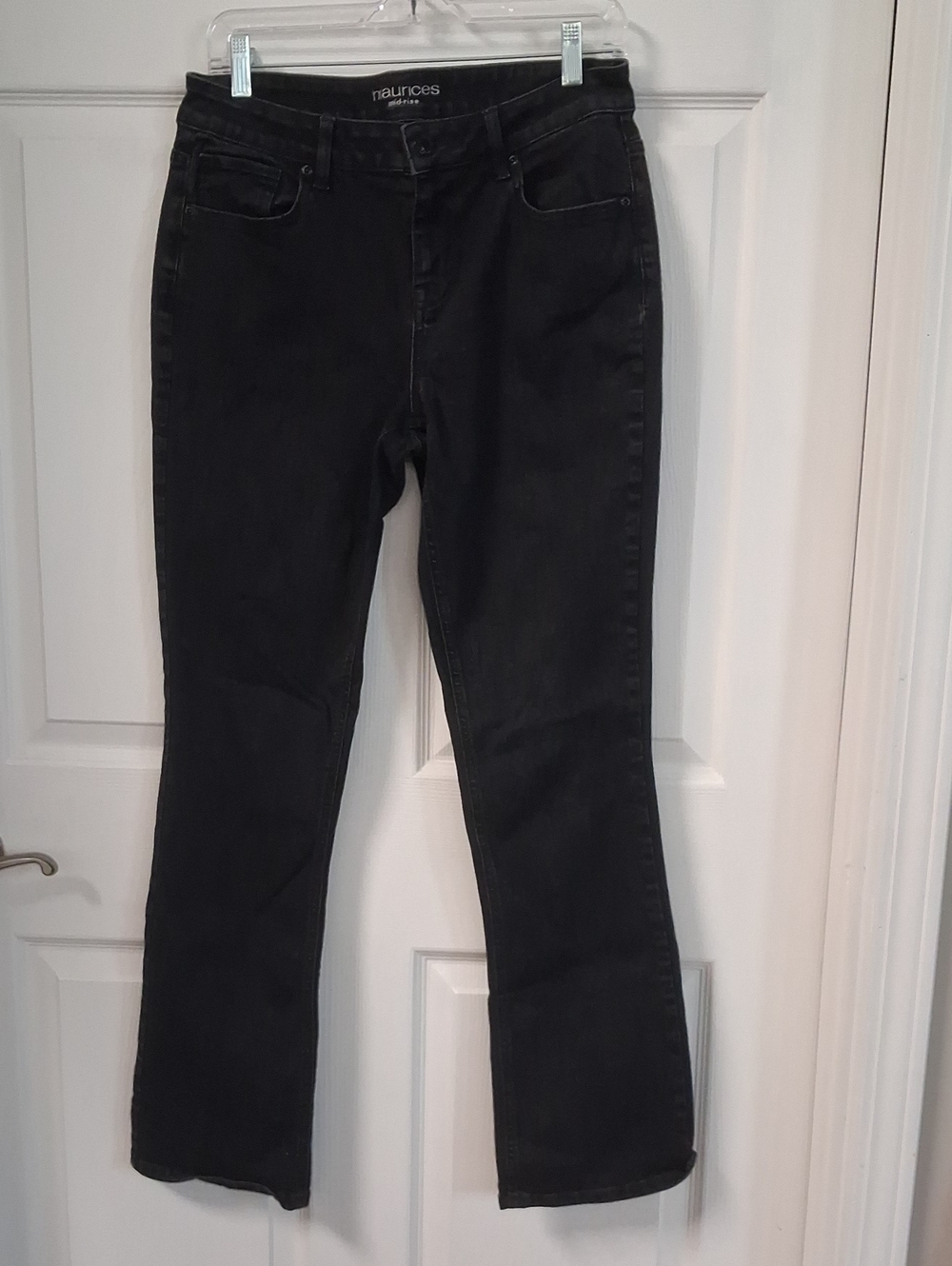 Maurices Mid Rise Black Denim Jeans
